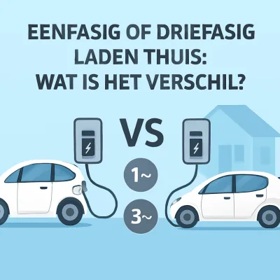 Eenfasig of driefasig laden thuis: wat is het verschil?