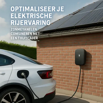 Optimaliseer je elektrische rijervaring: zonnepanelen combineren met een thuislader